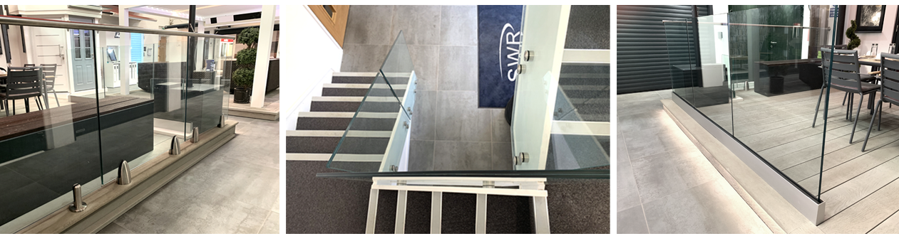 Balustrade in our showroom