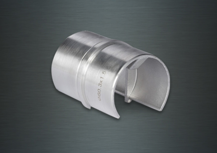 Stainless Steel Round slotted Handrail Tube Connector