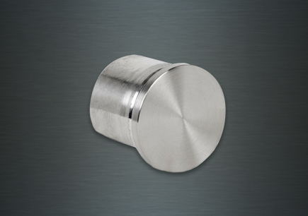 Stainless Steel Round slotted Handrail End Piece
