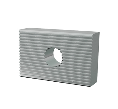 3kN Extended Side Fixed Aluminium Channel Mounting Block