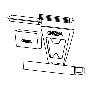 OnLevel Glass Channel Flex Fit Diagram