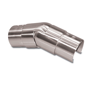 Satin Adjustable Slotted Elbow Downwards