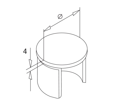 Satin End Cap