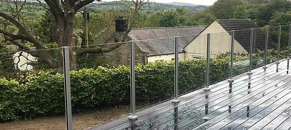 Aluminium Glass Post System