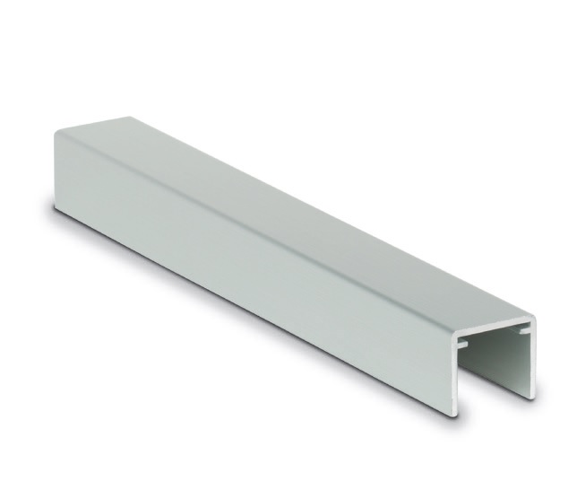 On-Level Glass Balustrade Handrail - SS Effect